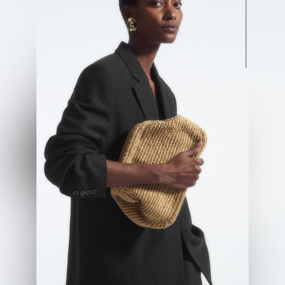 COS Handbags - Framed Raffia Clutch COS . Beige